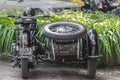 Custom bike with sidecar Royalty Free Stock Photo