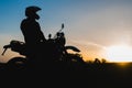 Motorcycle silhoette enduro off road adventure sunset sunrise