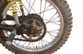 Motorcycle sprocket and chain