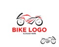 Motorcycle, Super bike logo icon design.