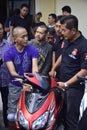 Motorcycle theft and robbery arrests in Semarang