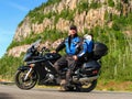 Motorcycle touring Royalty Free Stock Photo