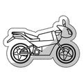 motorcycle transport extrem cut line