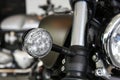 Motorcycle turn signal LED light Royalty Free Stock Photo