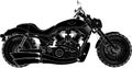 Motorcycle Vector 01 Royalty Free Stock Photo