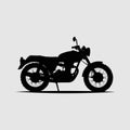 motorcycle vector art Royalty Free Stock Photo