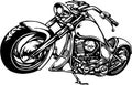 Motorcycle Vector Illustration Royalty Free Stock Photo