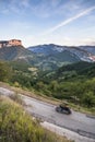 Motorcycle in Vercors, France