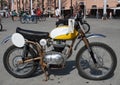 Motorcycle vintage `Parilla` Royalty Free Stock Photo