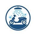 Motorcycle wash icon