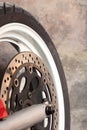 Motorcycle wheel brake