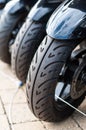 Motorcycle wheels Royalty Free Stock Photo