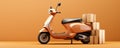 Motor vehicle vintage retro moped motorcycle motorbike scooter transportation bike ride speed