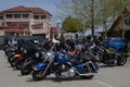 Motorcycles and bikers at a friendly festival 15 April 2018 CÃÆlÃÆraÃÅ¸i 2