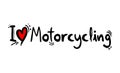 Motorcycling love message