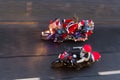 Motorcyclist in Christmas Costumes, Berlin, Germany