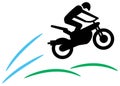 Motorcyclist jump
