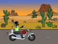 Self-driving motorcycle road trip