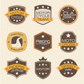 Motorcyclists seals Royalty Free Stock Photo