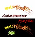 Motorhead band 1983 era vector logo. Royalty Free Stock Photo