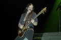 Motorhead singer and bassist Lemmy Kilmister during the concert Royalty Free Stock Photo