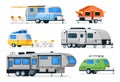 Motorhome, camper caravan and house truck