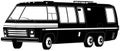 Motorhome Illustration Royalty Free Stock Photo