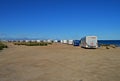 Motorhomes And Camper Vans Meet on The Beach