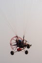 Motorised paragliding activities at Ashvem beach