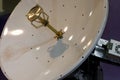 Motorised satellite dish antenna