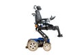 Motorised wheelchair for disposable people Royalty Free Stock Photo