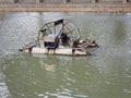 Motorized Aerator Floating on Water for Water Treatment