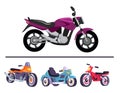 Motorized Bicycles Collection, Scooter Motorbikes