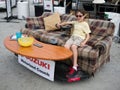 Motorized Couch Potato Royalty Free Stock Photo