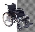 Motorized Electric wheelchair for senior elder patient who cannot walk, isolated Royalty Free Stock Photo