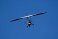 Motorized Hang Glider in Flight - Rear Royalty Free Stock Photo