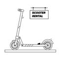 Motorized scooter rental