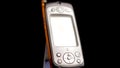 Motorola A920, Vintage Smartphone From 2000s, Close Up. Old Cell Phone Gadget