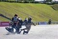 Motorscooter Accident at Race