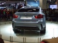Motorshow Bologna BMW SUV prototype seen from behind Royalty Free Stock Photo