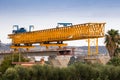 Motorway Bridge Construction Royalty Free Stock Photo