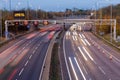 Motorway at dusk