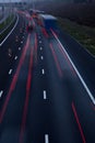 Motorway at dusk Royalty Free Stock Photo