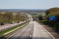 Motorway E6 E20 at the northern part of Hallandasen Skane Sweden