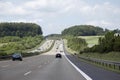 Motorway in germany Royalty Free Stock Photo