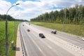 Motorway near Novosibirsk city