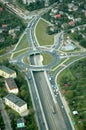 Motorway roundabout