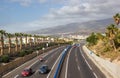 Motorway TF-1 Tenerife Canary Islands Spain