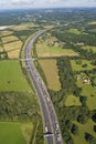 Motorway Traffic Congestion Royalty Free Stock Photo