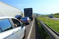 A20 motorway traffic congestion Dover UK